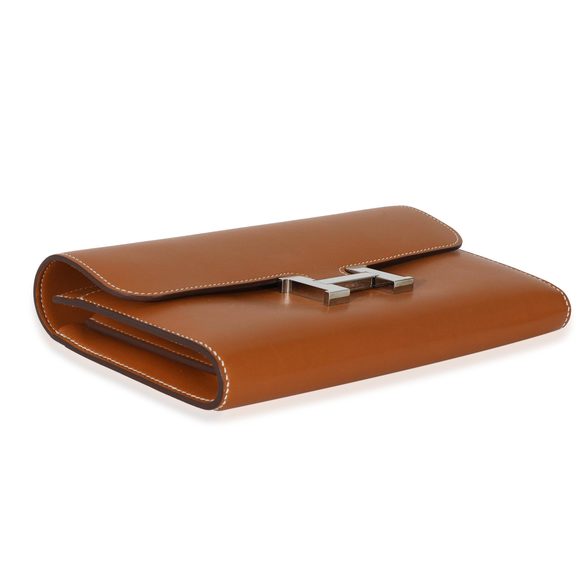 Hermès Fauve Barenia Constance Long Wallet PHW - Picture 5 of 7